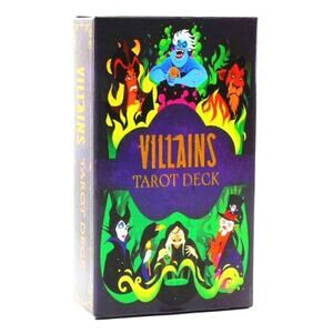 Disney Villains Tarot Deck 78 Cards – Illustrated Major & Minor Arcana Set